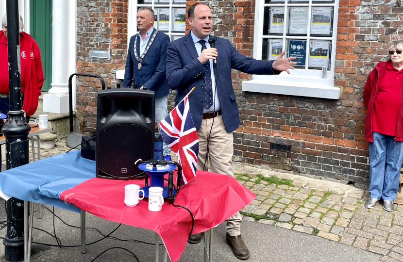 Greg joins Princes Risborough residents for Coronation Celebration 