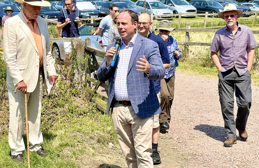 Greg formally opens Nether Winchendon Fete 2023