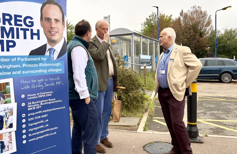 Greg hosts drop-in at Haddenham & Thame Station with Chiltern Railways