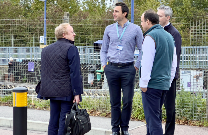 Greg hosts drop-in at Haddenham & Thame Station with Chiltern Railways