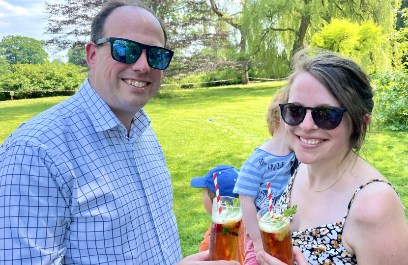 Greg formally opens Nether Winchendon Fete 2023