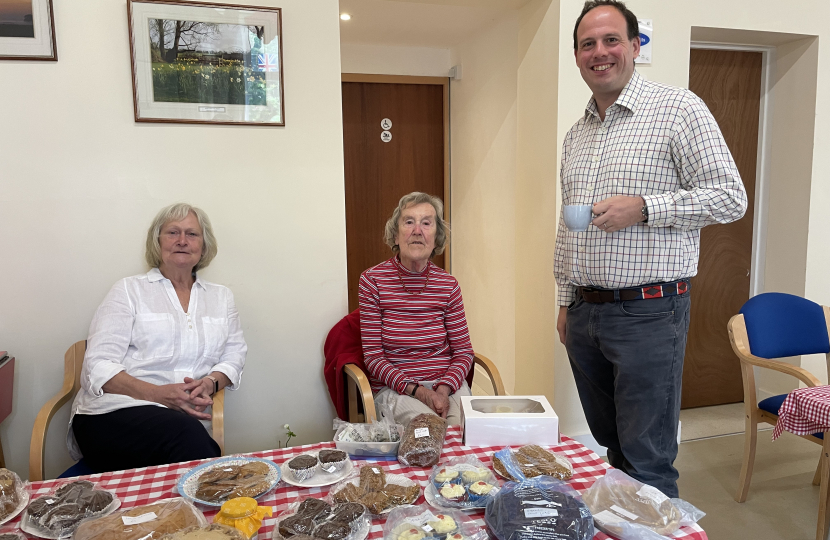 At the Edgcott cake sale