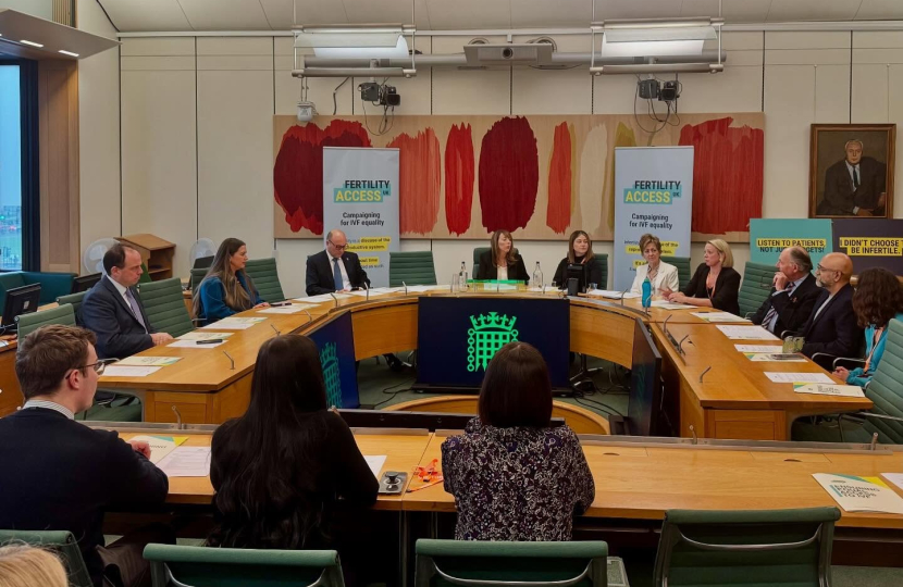 Meeting with Representatives from Fertility Access UK in Parliament