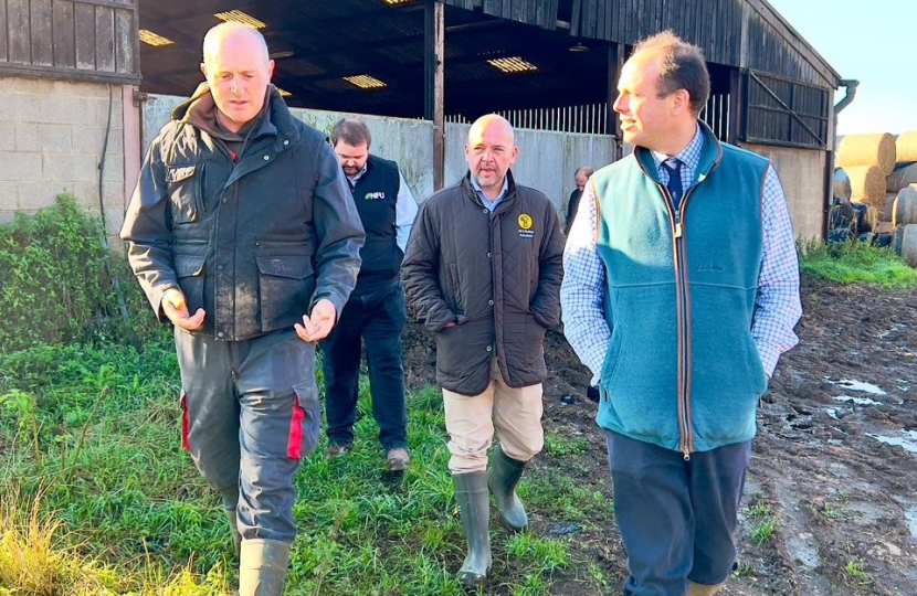 Visit to Buckmoorend Farm in Butler’s Cross with the NFU