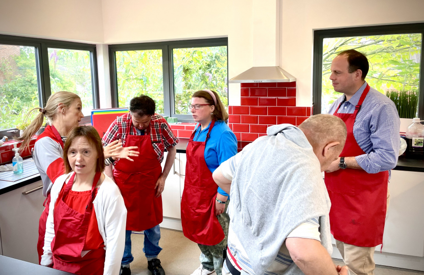 Greg sees Princes Centre cooking skills class first hand