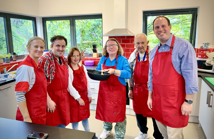 Greg sees Princes Centre cooking skills class first hand