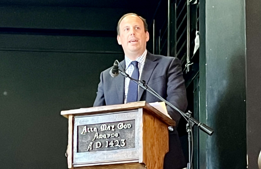 Greg addresses Royal Latin Prize Giving