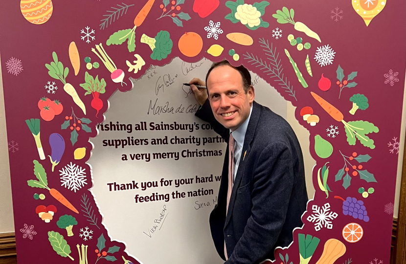 Visit to the Sainsbury's Reception in Parliament