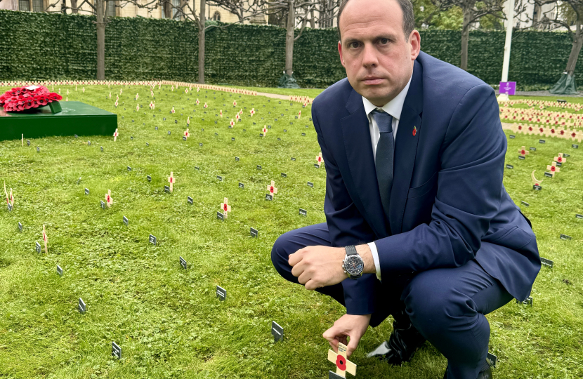 Paying Respects at the House of Commons Gardens of Remembrance