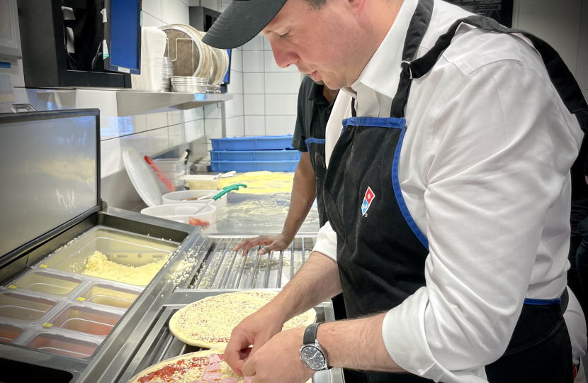 Greg visits Risborough Domino's