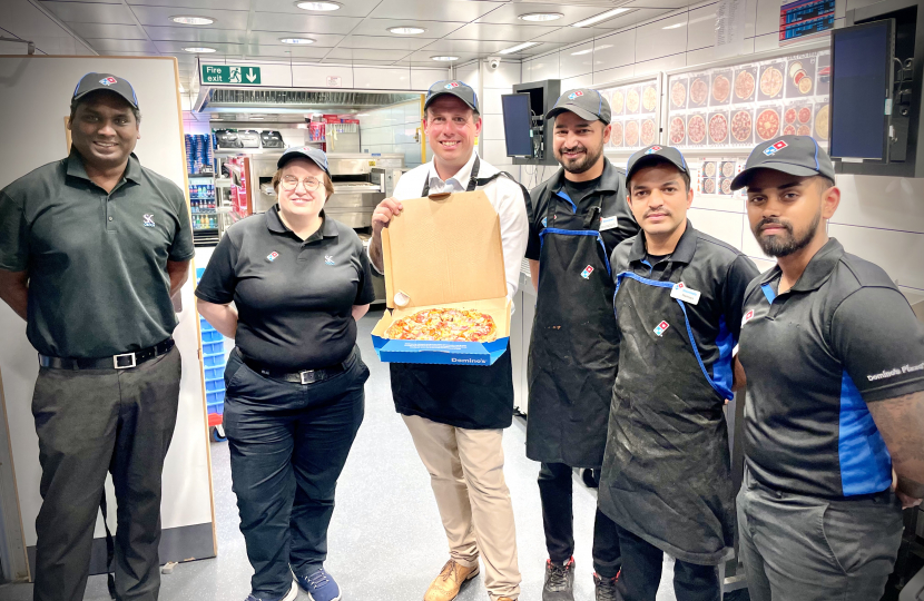 Greg visits Risborough Domino's