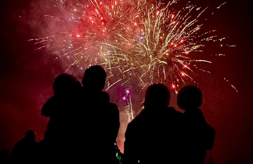 Family Visit to Dinton Fireworks Organised by Dinton Community Events Team