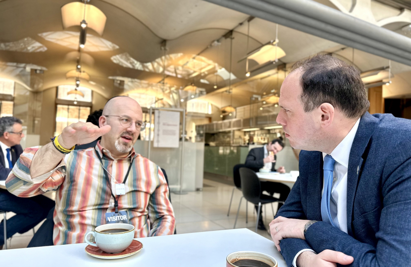 Greg welcomes local Rabbi to Commons