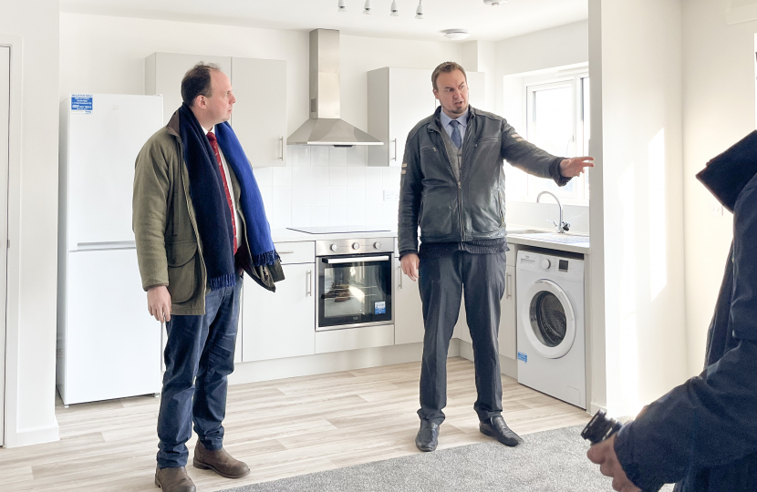 Greg visits new independent living scheme in Waddesdon