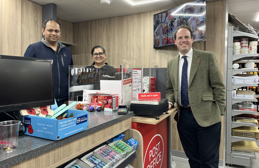 Greg visits new Marsh Gibbon Village Shop and Store