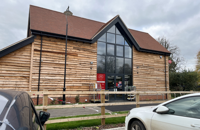 Greg visits new Marsh Gibbon Village Shop and Store