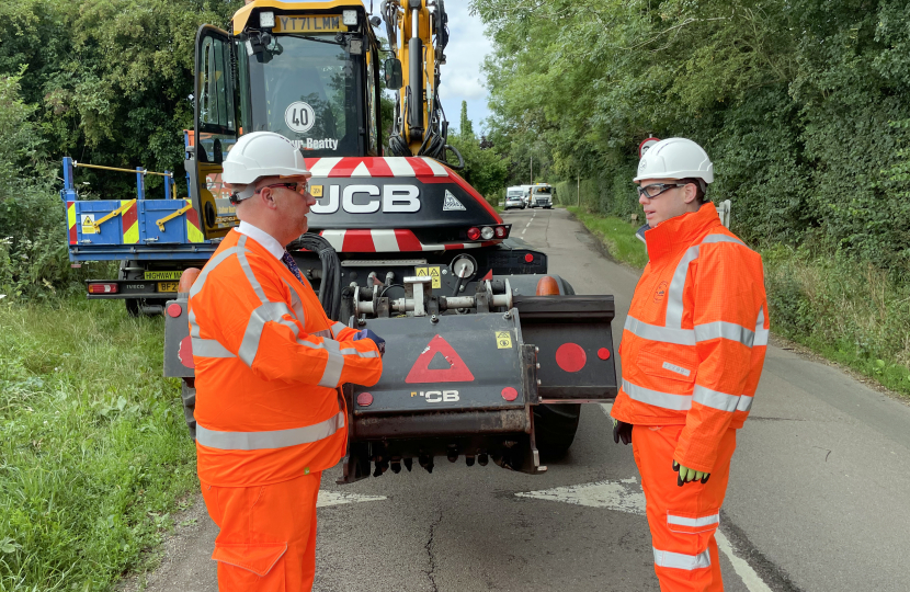 Pothole Pro in action in Ickford