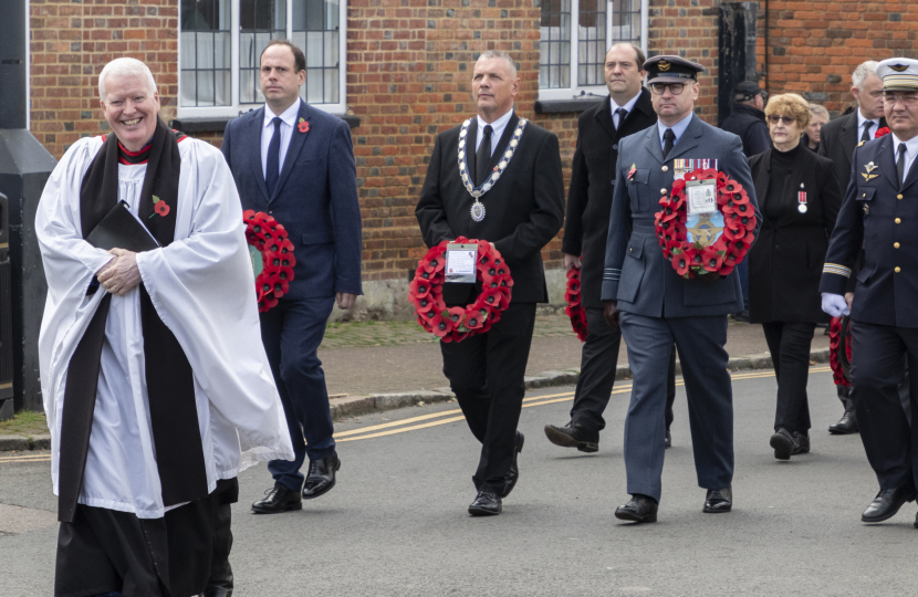 Princes Risborough Remembrance Sunday Parade.