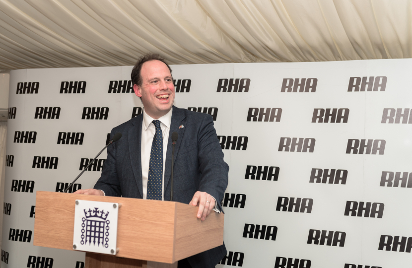 Greg addresses Road Haulage Association Parliamentary Reception