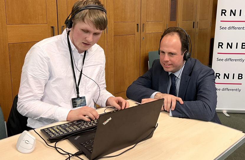 Greg meets with RNIB in Westminster 