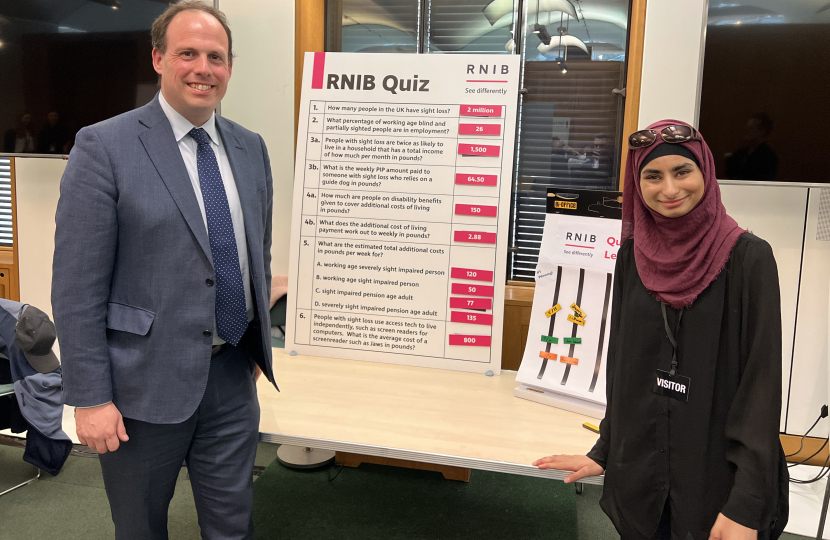 Greg meets with RNIB in Westminster 