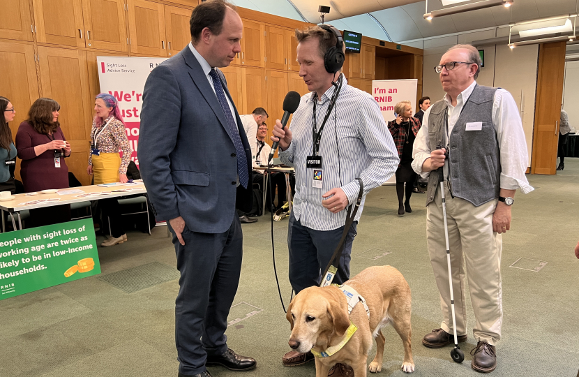 Greg meets with RNIB in Westminster 