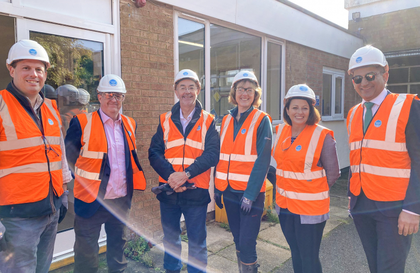 Greg at Chesham Sewage Treatment Works.