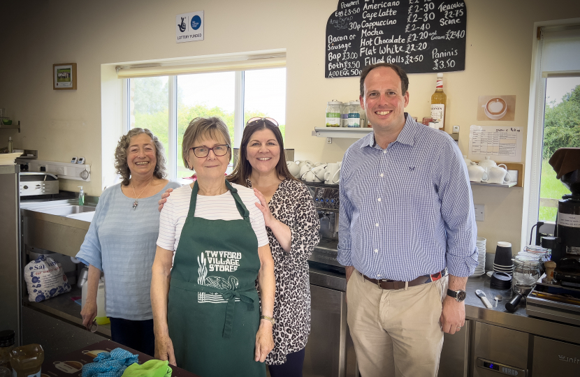 Greg Visits Twyford Village Stores And Coffee Shop 