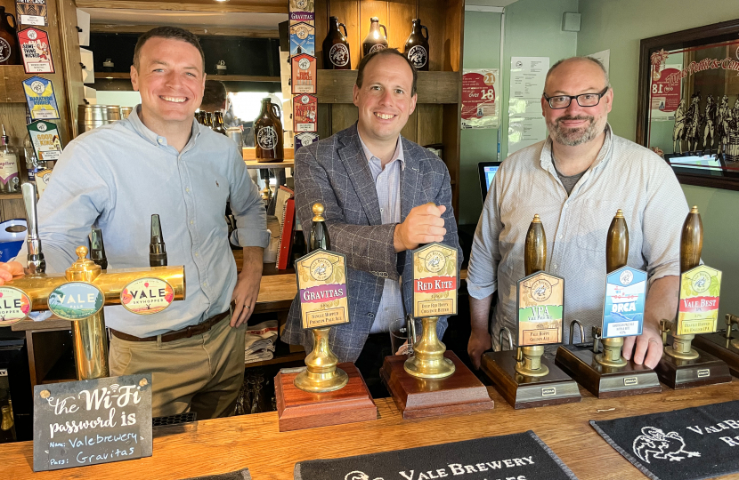 Backing Bucks Beer - Greg visits Vale Brewery in Brill