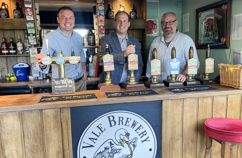 Backing Bucks Beer - Greg visits Vale Brewery in Brill