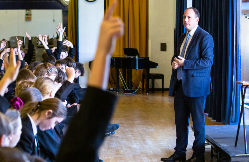 Greg visits Waddesdon Church of England School