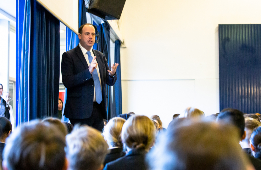 Greg visits Waddesdon Church of England School