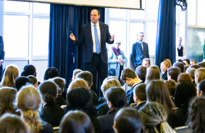 Greg visits Waddesdon Church of England School