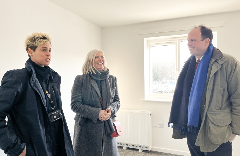 Greg visits new independent living scheme in Waddesdon