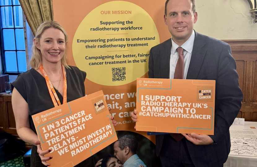 Supporting Radiotherapy UK Drop-in in Parliament