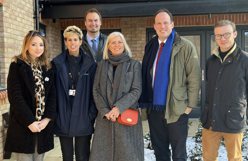 Greg visits new independent living scheme in Waddesdon