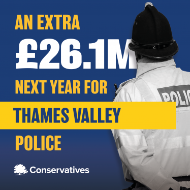 Greg welcomes Government funding for Thames Valley Police