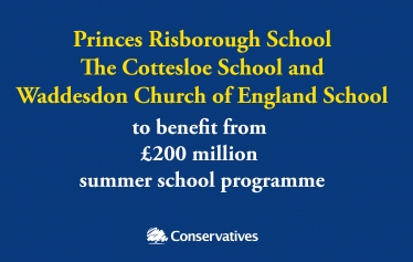 Secondary schools in Buckingham to benefit from Conservative Government’s £200 million summer school programme