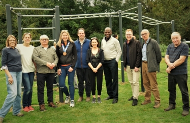 Greg attends opening of new outdoor gym equipment in Thornborough