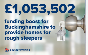 Greg Smith MP welcomes £1,053,502 funding boost for Buckinghamshire to provide homes for rough sleepers 