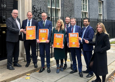 Petition Against Fuel Duty Hike at Number 10 Downing Street