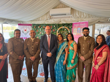 Visit to the Diwali Reception in Parliament