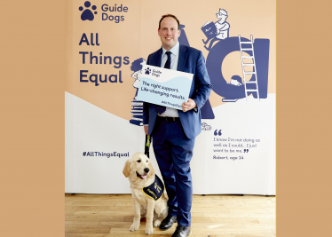 Greg backs Guide Dogs’ “All Things Equal” campaign