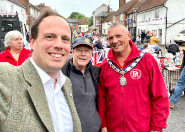 At the Princes Risborough Street Party