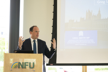 Greg speaks at National Rural Crime Unit Conference