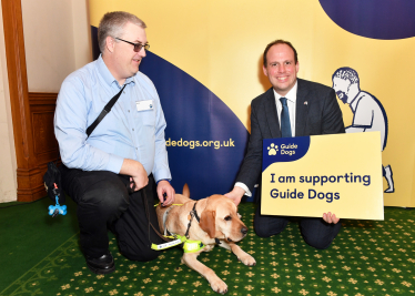 Greg Smith MP joins Guide Dogs’ end of Year event