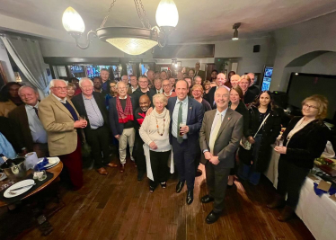 Agent Evelyn Joy MBE Leaving Party with Buckingham & Bletchley Conservatives