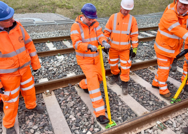 East West Rail track laying is complete! They're nearly out of our hair!