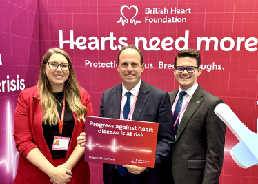 Greg Smith MP and BHF join forces to stop the heart care crisis in its tracks