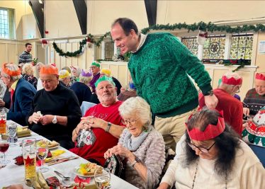 Senior Citizens Christmas Dinner in Steeple Claydon